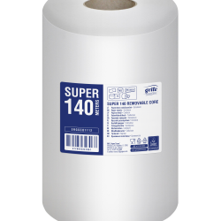 Roku dvieļi Grite Super 140, balti, 1-kārt., 12gab, Ø13.2