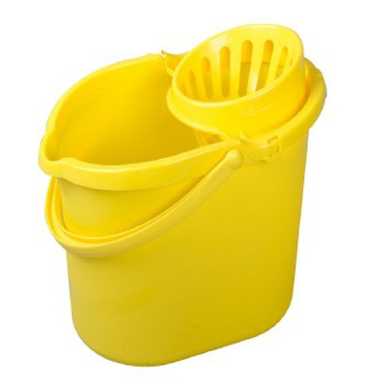 Mop spainis ar nospiedēju HBC, dzeltens, 12L (12)