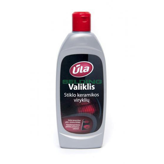 Tīrīšanas līdzeklis keramiskajām plīts virsmām ŪLA, 250ml (6)