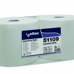 Industriālais papīrs CELTEX Industrial Rolls, balts, 1-kārt., 920m, 2gab