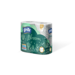 Tualetes papīrs GRITE Blossom 4, 3-kārt., 4×14=56gab