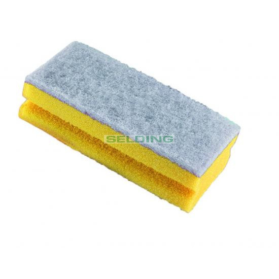 Trauku švammes Euromop Sponcolor, dzeltenas, 14x7x4.5cm, 10gab