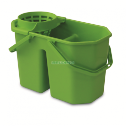 Mop spainis divdaļīgs ar nospiedēju EUROMOP Ellisse, zaļš, 15L (10)