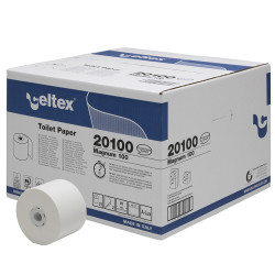 Tualetes papīrs CELTEX Magnum Revolver 100, balts, 2-kārt., 27gab, Ø13.3