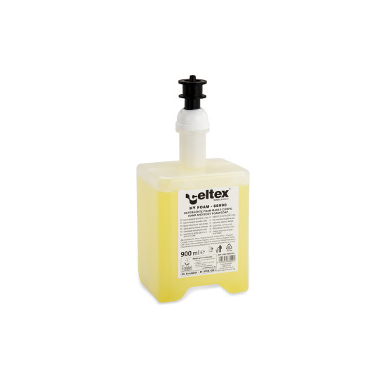 Ekoloģiskās putu ziepes CELTEX HY FOAM dzeltenas, 900ml (4)