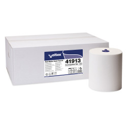 Roku dvieļi CELTEX System Rex 130, balti, 2-kārt., 6gab, Ø19