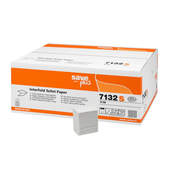 Tualetes papīrs/salvetes SAVE Plus, balts, 2-kārt., 36x250gab