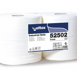 Industriālais papīrs CELTEX Trend, balts, 2-kārt., 272m, 2gab