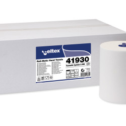 Roku dvieļi CELTEX System 280, balti, 2-kārt., 6gab, Ø20