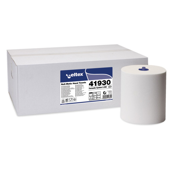 Roku dvieļi CELTEX System 280, balti, 2-kārt., 6gab, Ø20