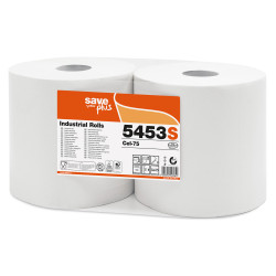 Industriālais papīrs SAVE Plus, balts, 2-kārt., 280m, 2gab