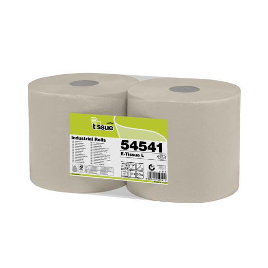 Industriālais papīrs CELTEX E-Tissue L, gaiši brūns, 2-kārt., 240m, 2gab