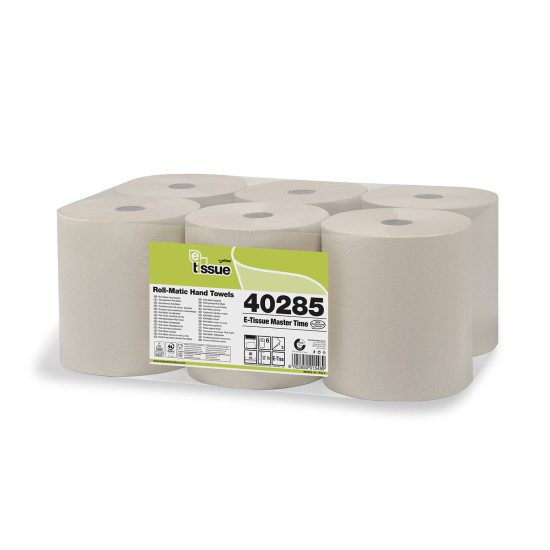 Roku dvieļi CELTEX E-Tissue Master Time 285, gaiši brūni, 2-kārt., 6gab, Ø20