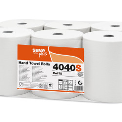 Roku dvieļi SAVE Plus 130, balti, 2-kārt., 6gab, Ø19