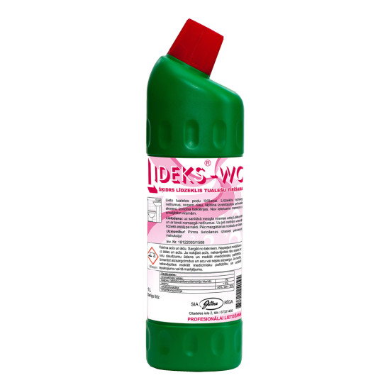 WC tīrīšanas līdzeklis Lideks WC, 1L (10)