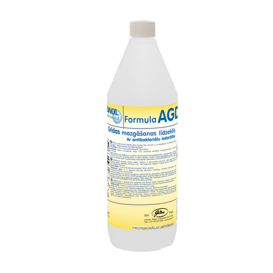Grīdu mazgāšanas līdzeklis ar antibakteriālu iedarbību EWOL Formula AGD, 1L (10)