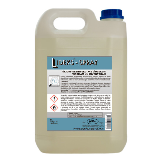 Дезинфицирующее средство Lideks-Spray, 5л (2)