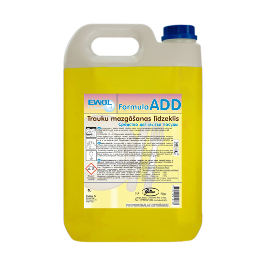 Trauku mazgāšanas līdzeklis EWOL ADD, 5L