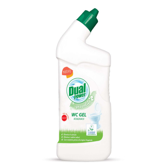 Экологическое чистящее средство для унитаза Dual Power GREEN LIFE WC Gel, 750мл (12)