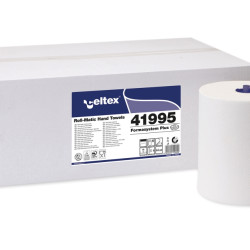 Roku dvieļi CELTEX System Plus 95, balti, 3-kārt., 6gab, Ø19