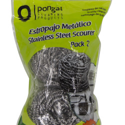 Katliņu beržamie metāla Pongal, 40g, 2gab (50)