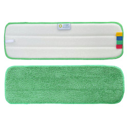 Mops mikrošķiedras Velcro PONGAL Micro Ultra, zaļš/balts, 47cm (40)
