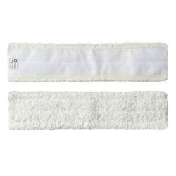 Mops mikrošķiedras Velcro CISNE, balts, 60cm (12)