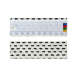 Моп микрофибры Velcro IPC SPOT, белый/черный, 60см (50)