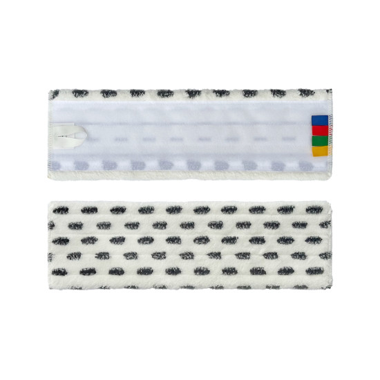 Mops mikrošķiedras Velcro IPC SPOT, balts/melns, 60cm (50)
