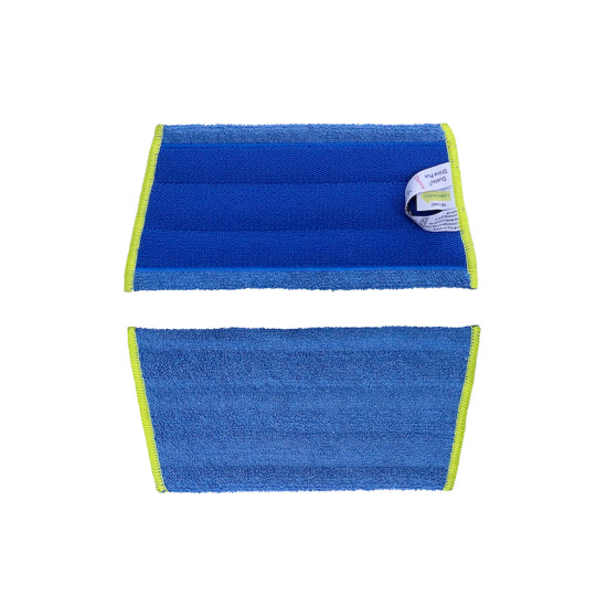 Моп микрофибры Velcro Duotex Shine PLUS, синий, 30см (40)