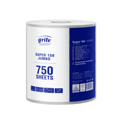 Roku dvieļi Grite Super 150 JUMBO, balti, 2-kārt., 6gab, Ø20