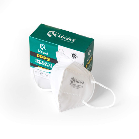 Respiratori FFP2 BM-003, 5-slāņi, salokāmi, 10gab