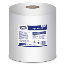 Roku dvieļi Grite Super Maxi 300, balti, 1-kārt., 6gab, Ø20