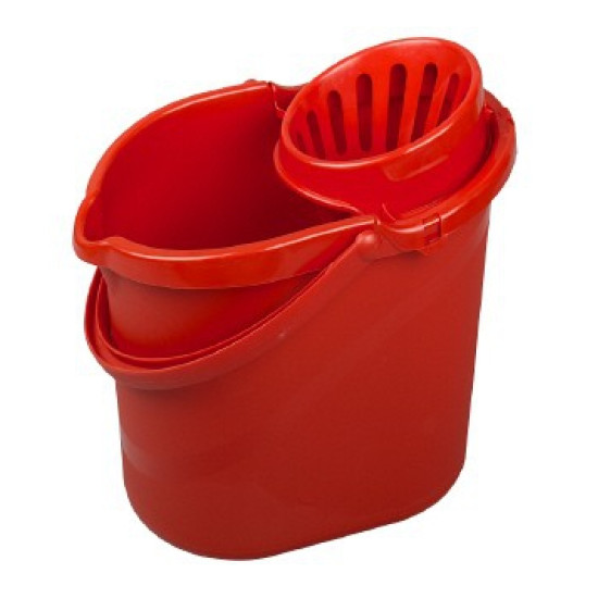 Mop spainis ar nospiedēju HBC, sarkans, 12L (12)