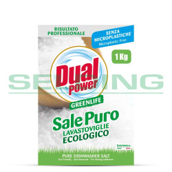 Ekoloģiskā sāls trauku mašīnām Dual Power GREENLIFE Sale Puro, 1kg (12)