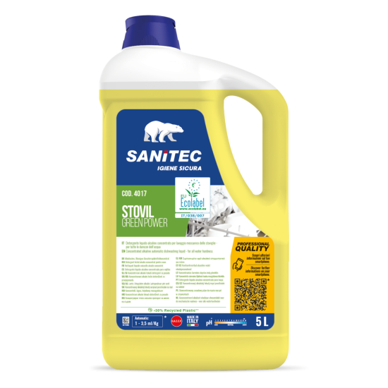 Экологическое средство для мытья посуды Sanitec STOVIL Green Power, 5л (2)