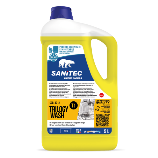 Моющее средство для автоматов TRILOGY WASH T1, 5L (2)