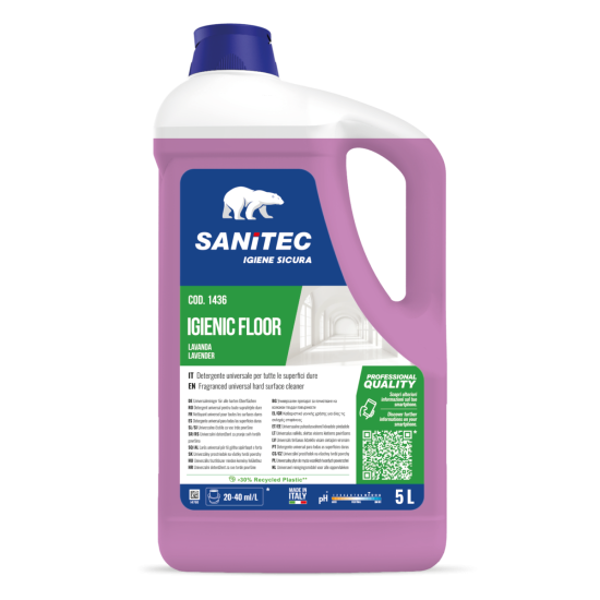 Универсальное моющее средство для полов  Sanitec IGIENIC FLOOR Lavander, 5л (2)