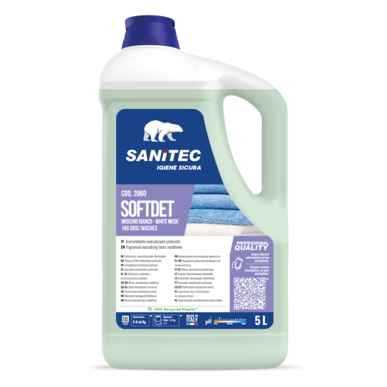 Смягчитель для белья Sanitec SOFTDET White Musk, 5л (2)