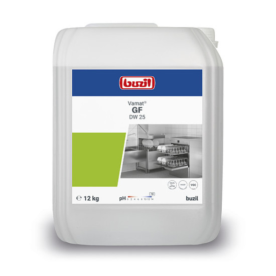 Средство мытья посуды для автоматов BUZIL DW25 Vamat GF, 10л (12кг)