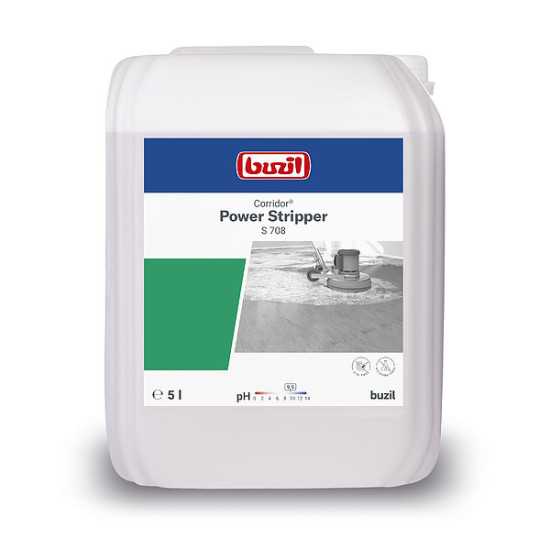 Vaska noņemšanas līdzeklis BUZIL S708 Coridor Power Stripper, 5L