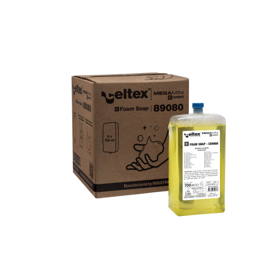 Ekoloģiskās putu ziepes Celtex E-CONTROL, 700ml, 6gab
