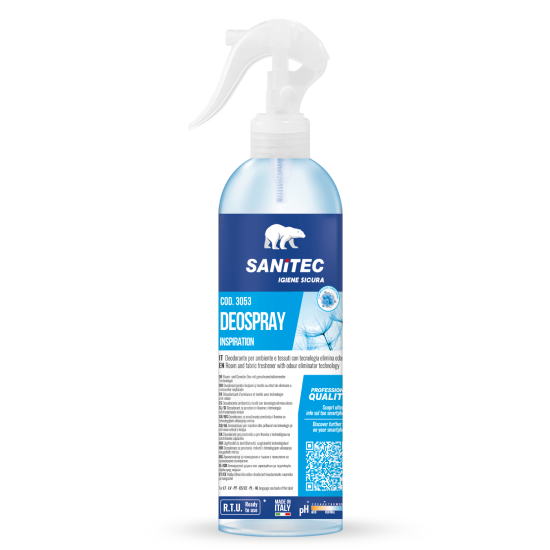 Gaisa un audumu atsvaidzinātājs ar smaku novēršanu Sanitec DEOSPRAY Inspiration, 300ml (12)