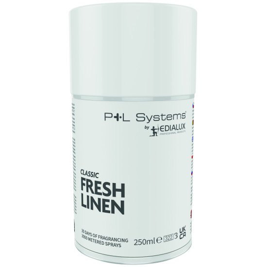 Gaisa atsvaidzinātājs P+L CLASSIC Fresh Linen, 250ml (12)