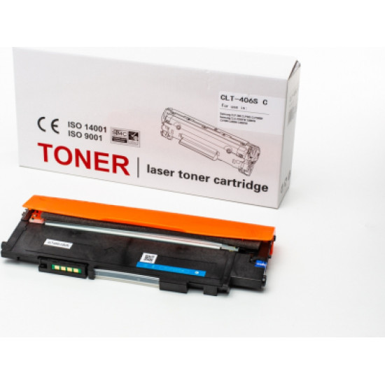 Samsung CLT-C406S (F1EU) | C | 1K | Tonera kasete Samsung CLT-406SC-F1EU-TONER-CARTRIDGE