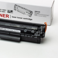 HP Q2612A/FX-10 (F1EU) | Bk | 2K | Tonera kasete HP Q2612A-F1EU-TONER-CARTRIDGE