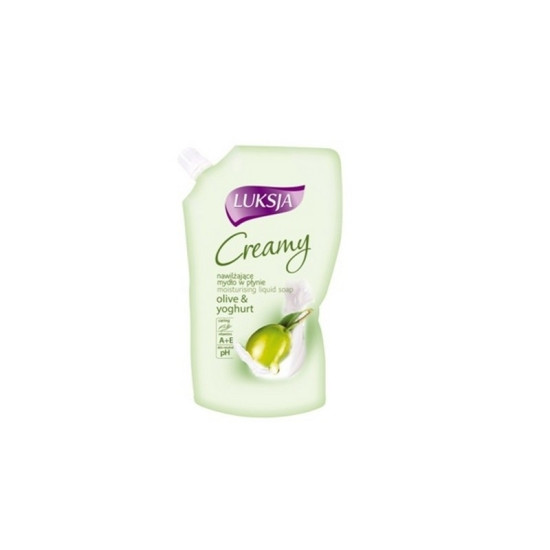 Šķidrās ziepes Luksja Creamy Olive & Joghurt 400ml, rezerve