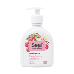Šķidrās krēmziepes Seal Raspberry Desert, 300ml