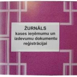 Žurnāls kases ieņēmumu un izdevumu dokumentu reģistrācijai ABC A5, 48 lapas
