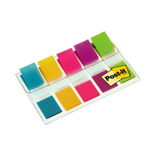 Indeksi Post-it 12x43mm, 20gabx5krāsas